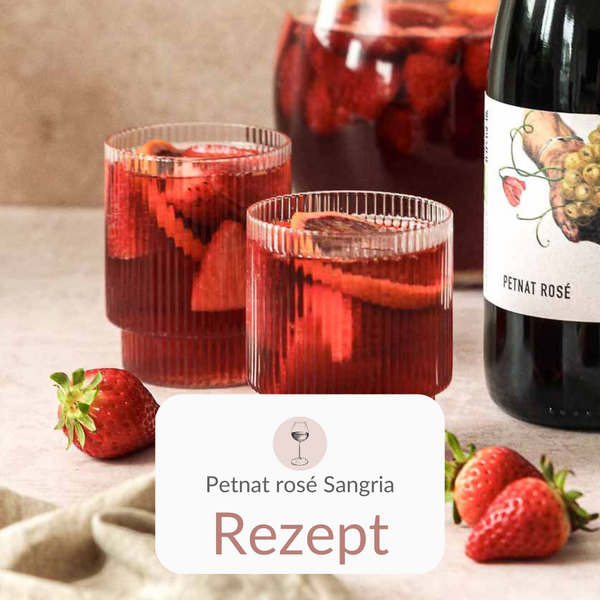 Rezept rosé Sangria mit Petnat rosé