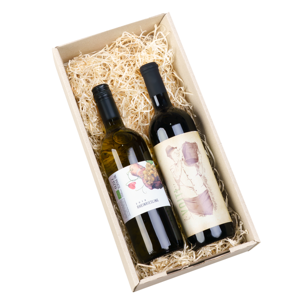 BIO Wein Geschenkkarton URSPRUNG_Biowein_Burgenland-BioWein Klampfer-Biohof Klampfer